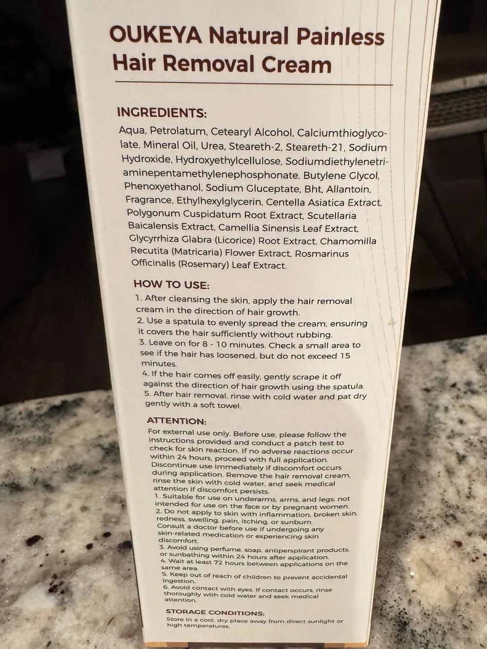 Painless Smooth Depilation Hair Removal Cream – Beige